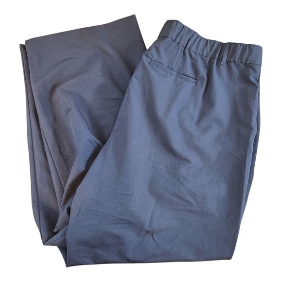 Studio by Torrid plus sz 20R NWT navy pants pockets wide leg high rise peacoat - Picture 1 of 14